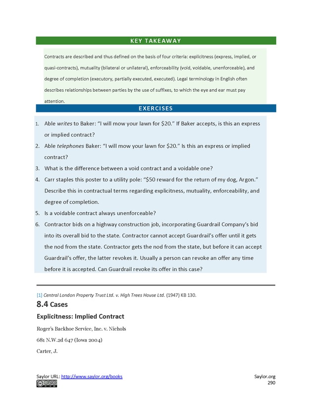 Business Law and the Legal Environment - Page 290
